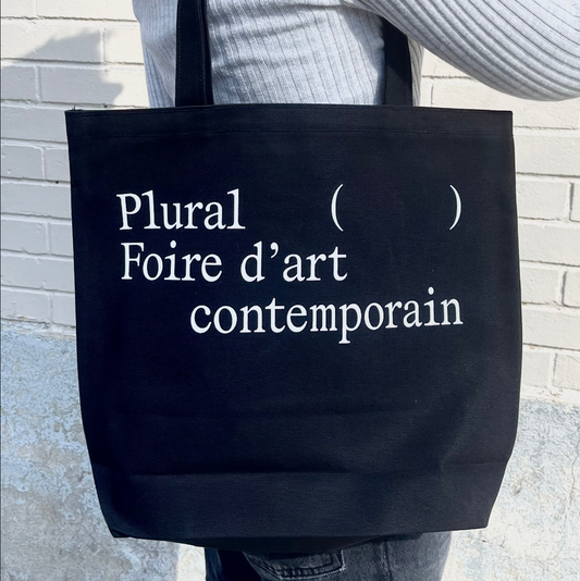 Sac en coton à l'effigie de Plural