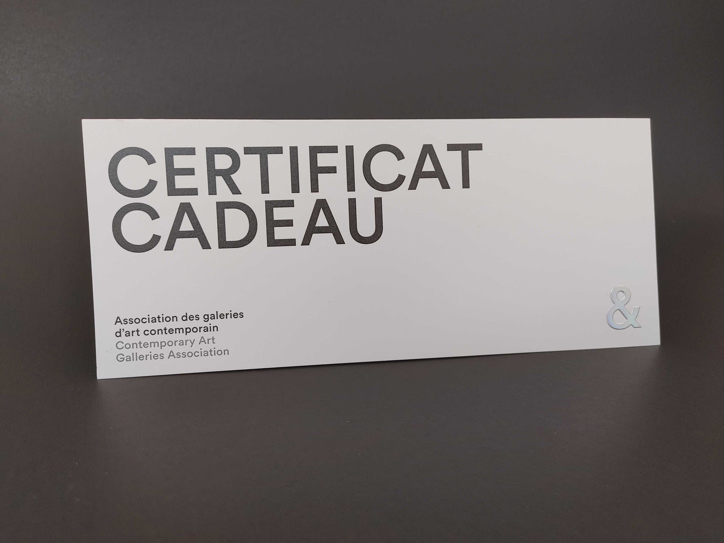 Certificat Cadeau AGAC