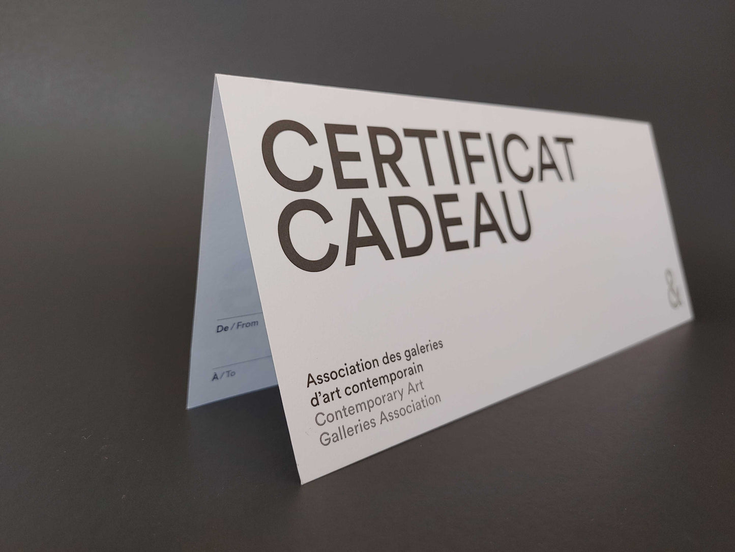 Certificat Cadeau AGAC